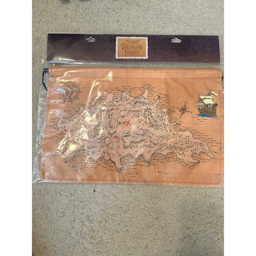 Mickeys of Glendale Muppet Treasure Island 30th Tiny Pin Map W/ Starter Pin WDI